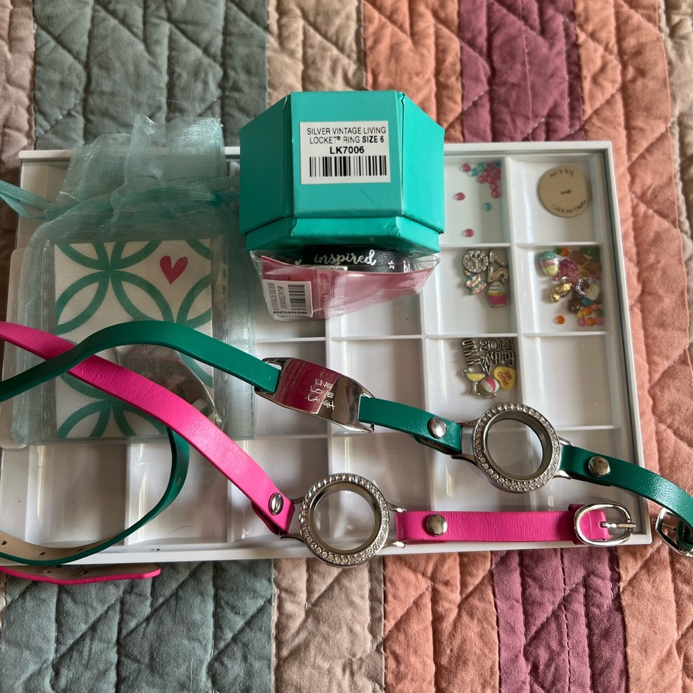 Origami Owl Charms Ring Bracelet